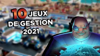 10 jeux de gestion 2021 PC Mac Steam Epic Games [upl. by Einnaf]