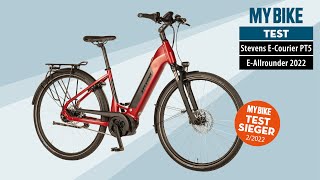 Stevens ECourier MYBIKETestsieger AllroundEBikes 22022 [upl. by Ahsikin]