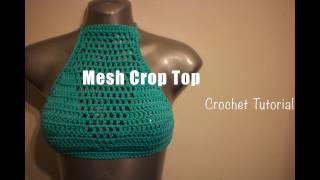 Crochet Mesh Crop Top Sunraee CIY episode 1 Welcome All [upl. by Primrose]