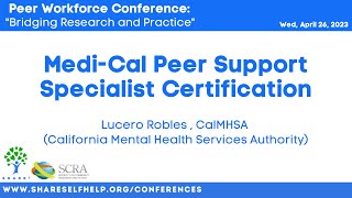 California MediCal Peer Support Specialist Certification [upl. by Dor62]