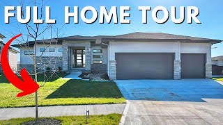 TOUR THROUGH A BRAND NEW RANCH HOME IN ELKHORN NEBRASKA  Renaissance Homes  Privada [upl. by Oleg]