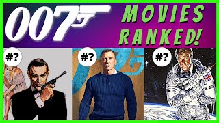 Every JAMES BOND Movie Ranked [upl. by Jenness]