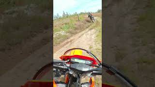 Intense day on the trails Follow link to watch the full video 👆 enduro motocross dirtbike ktm [upl. by Aztiraj]