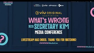 Whats Wrong With Secretary Kim Media Conference All Cast  Viu Philippines kimchiu pauloavelino [upl. by Razatlab]