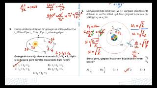 Test9 Çembersel Hareket Kepler Kanunları Meb Kazanım Kavrama Testi 12 Sınıf  KK9 [upl. by Aekin]