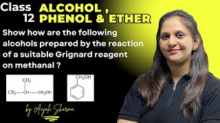 Show how are the following alcohols prepared by the reaction of a suitable Grignard reagent on metha [upl. by Nye945]