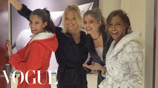 Victoria’s Secret Angels Sleepover Taylor Hill Jasmine Tookes and More Prep for the 2016 Show [upl. by Leasi]