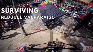 Intense Race Down the Stairs of Valparaiso Chile Final Run [upl. by Rosenblatt]