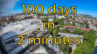 100 Days in 2 Minutes [upl. by Etaner]