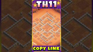 New BEST TH11 BASE WARTROPHY Base Link 2024 Clash of Clans  Town Hall 11 Farm Base clashofclans [upl. by Medin286]