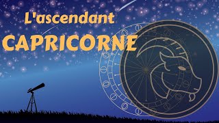 LASCENDANT CAPRICORNE et sa combinaison avec les 12 signes de lAstrologie [upl. by Sawyere261]