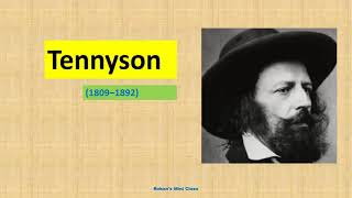 Lord Alfred Tennyson A Victorian Poet 18091892 [upl. by Hatokad]