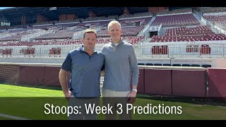 Stoops Week 3 Predictions [upl. by Annayt]