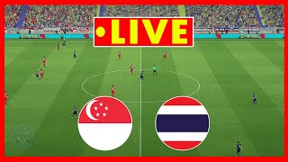 Singapore vs Thailand LIVE  ASEAN Championship 2024  Full Match LIVE Today [upl. by Llewen]