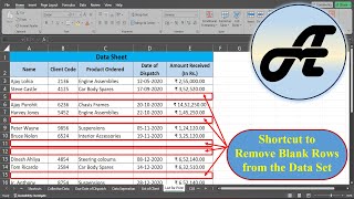 How to remove blank rows in excel excel [upl. by Lagas]