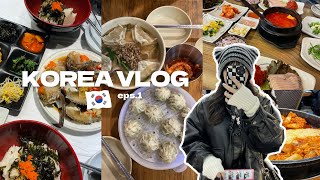 韓国 Vlog 3泊4日韓国旅行Part1🇰🇷🤍ご飯全部美味しすぎて早くまた食べたい🤤 [upl. by Natsuj573]