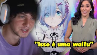 TV Cultura falando sobre waifus [upl. by Helbonna]