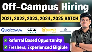 LampT Quest Global CBTS Micron OffCampus Drive 2025 2024 2023 2022 2021 BATCH  Latest Hiring [upl. by Jermayne]