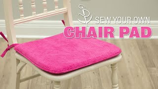 Sew Your Own Chair Pad with Ties [upl. by Ayna]