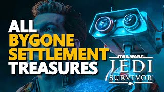 All Bygone Settlement Treasures Star Wars Jedi Survivor [upl. by Airdnna966]