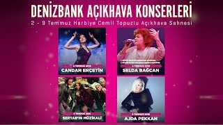 Yıldızlar 29 Temmuz arasında DenizBank Açıkhava Konserlerinde [upl. by Job652]