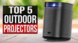 TOP 5 Best Outdoor Projector 2022 [upl. by Wurst131]