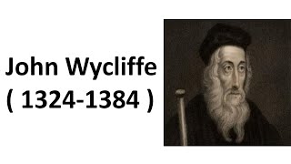 John Wycliffe  The Morning Star of Reformation  Urdu  Hindi  Explanation [upl. by Eannyl]