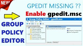 Fix gpeditmsc not found amp missing in windows 10  How To Solve Cannot Find Group Policy Editor ✔️ [upl. by Lasonde]