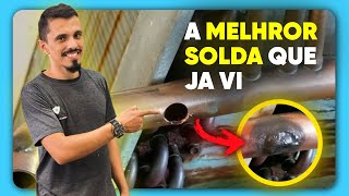 Como fazer uma solda no tubo de cobre [upl. by Jareen]