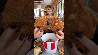 Eating KFC when this happened… shorts viral food [upl. by Nomled]