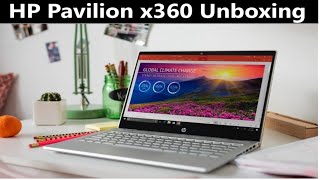 Hp Pavilion x360 2018 Unboxing  Hp x360 Hands On amp Review 2018  Hp Active Pen Unboxing amp Review [upl. by Lyda]