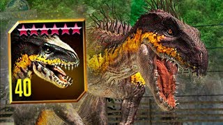 NEW INDORAPTOR MAX LEVEL 40  Jurassic World The Game  SUPERHYBRID  Ep 154 HD [upl. by Kerri]