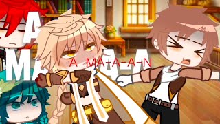 Imma fight a MAN meme Aether Cringe Pause to read •Haileyxvs• genshin impact [upl. by Amak]