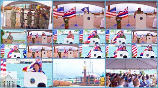 The Pearl Harbor Naval Shipyard PHNSY Dry Dock 5 Anchoring Ceremony [upl. by Yemorej]