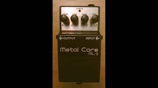 BOSS Metal Core ML2  Black Shadow MC90 Part 2 PST 88 [upl. by Lledor]