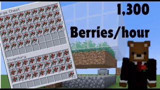 OP Sweet Berry Farm in Minecraft 1211 [upl. by Eetsirk927]