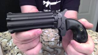 Cobray Derringer Pepperbox 10 Shot 22Mag Pistol Overview  Texas Gun Blog [upl. by Igenia]