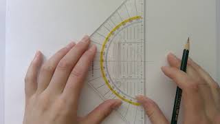 3 Geodreieck Der rechte Winkel [upl. by Chantal]