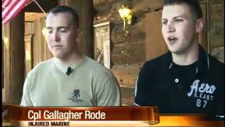 2 Marines wounded in Afghanistan reunite [upl. by Sontich]