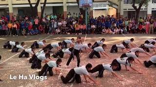 Flashmob lớp 11G CỰC CHẤT  THPT NGÔ QUYỀN [upl. by Ahsatniuq]