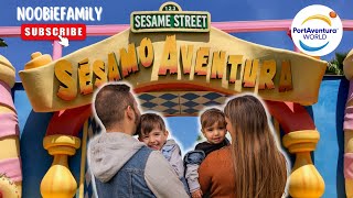 🎢 Port Aventura World 4k  Barrio Sésamo Aventura 2022  Área Infantil Con niños [upl. by Esilehs]