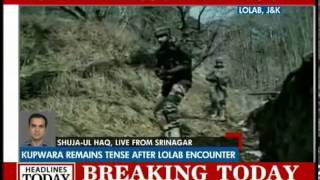 JampK Kupwara Cops and journalists injured in villagers ire [upl. by Dnarb]