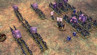 ACW Divisional Game with Picketts Charge rules part 1 [upl. by Shira569]