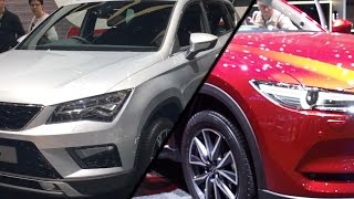 2017 Mazda CX5 vs 2017 Seat Ateca [upl. by Cirted448]