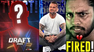 MASSIVE MOVE In Draft 2024 😮 SmackDown to RAW  Another INDIAN Fired From WWE CM Punk  WWE News [upl. by Lupita]