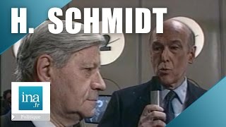 Valéry Giscard dEstaing et Helmut Schmidt à lHeure De Vérité  Archive INA [upl. by Isoais67]