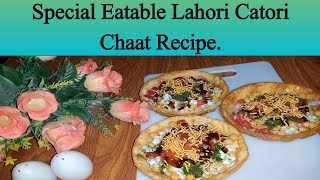 Special Eatable Lahori Catori Chaat Recipe [upl. by Thorny941]