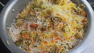 वेज बिरयानी बनाने का ये तरीका देख के कहेंगे की पहले क्यों नहीं पता था  Soya Veg Biryani Hyderabadi [upl. by Sosthina]