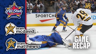 Team McDavid vs Team Matthews  2024 NHL AllStar FINALS Highlights [upl. by Jacquenetta]