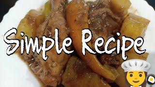 Simple Recipe Adobong Chicken [upl. by Aiht651]